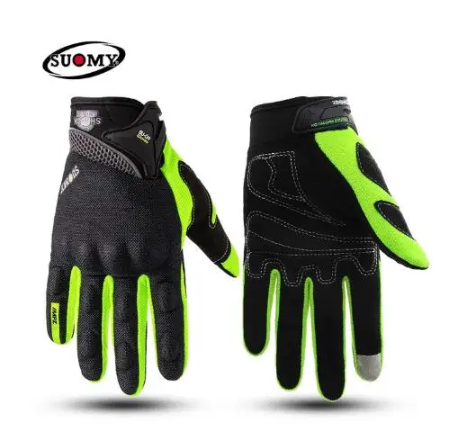 

Летние перчатки SUOMY для езды на мотоцикле с сенсорным экраном, сетчатые дышащие перчатки для мотокросса, перчатки для езды на мотоцикле, перчатки для езды на внедорожнике