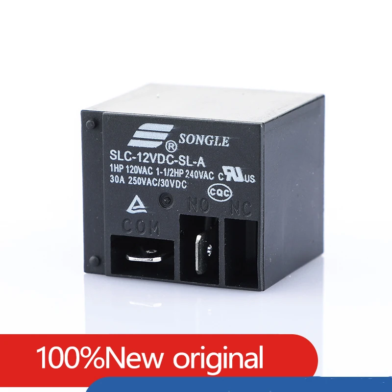 

Электрическое реле SLC-05VDC-SL-C / SLC-12VDC-SL-C / SLC-12VDC-SL-A черное 30А 250В