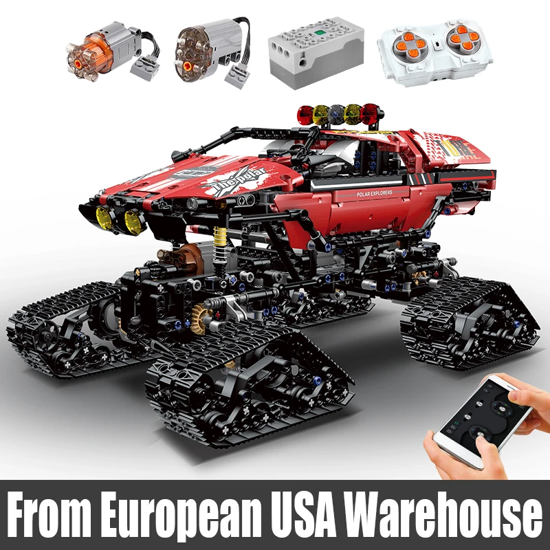 

MOULD KING 18010 Technicial Building Toys MOC Polar Exploer Model Truck Kits Assembly Bricks Toys For Kids Christmas Gifts