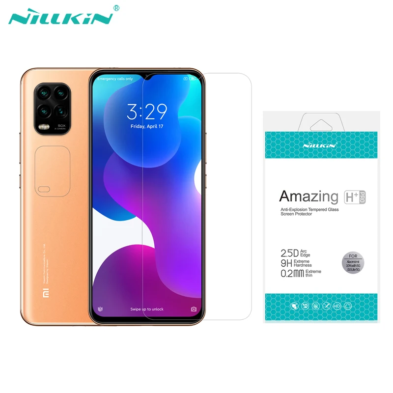 

Для Xiaomi Mi 10 Lite 5G Youth 5G закаленное стекло Nillkin H + PRO 2.5D противовзрывная Защитная пленка для экрана для Xiaomi Poco X3 NFC
