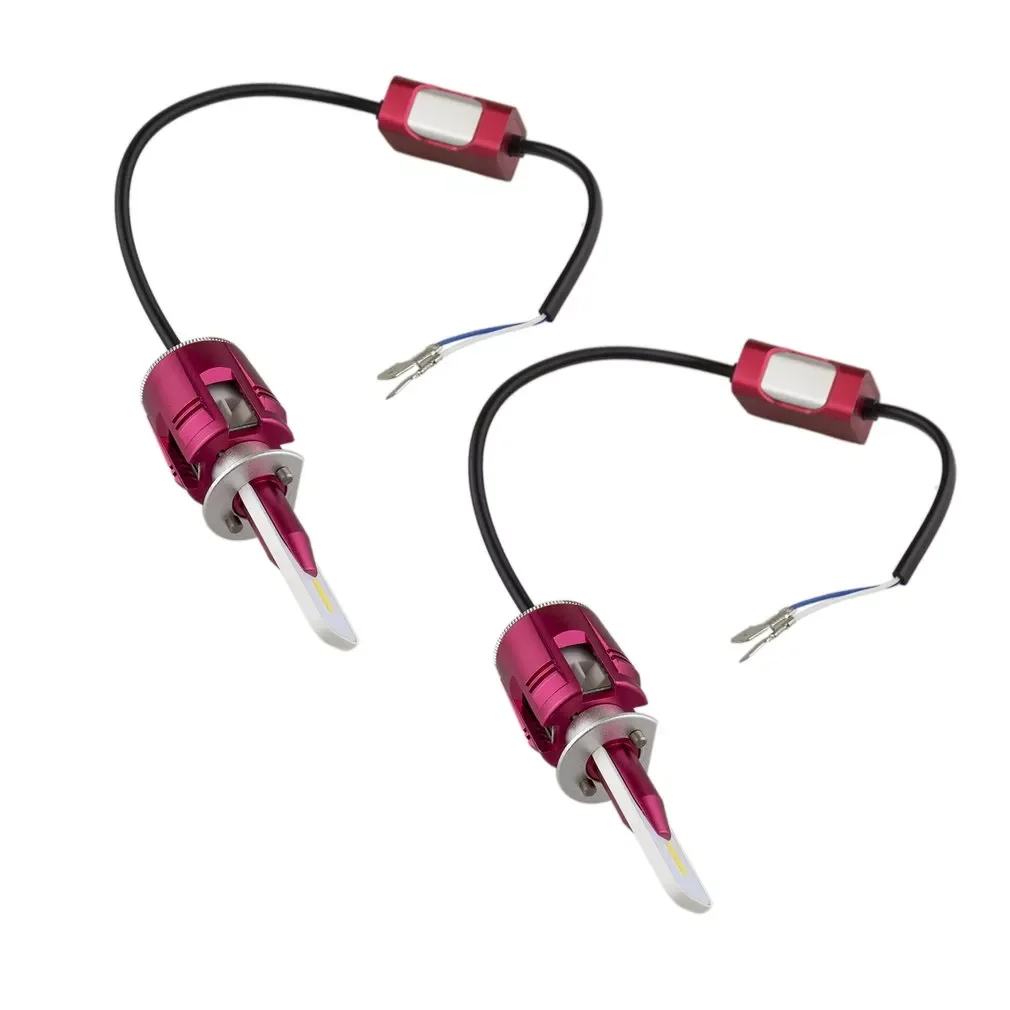 

24W 6000K LED Car Headlamp Single Beam 3600LM Super Bright Vehicle Headlight IP68 Waterproof Automobile Headlamps