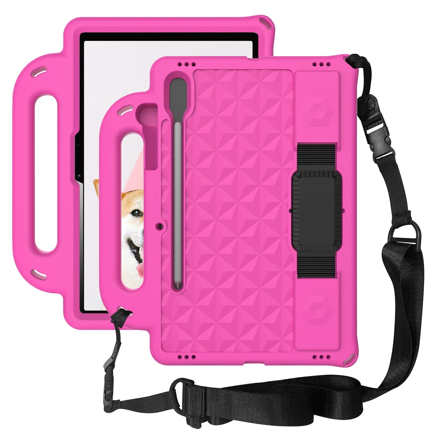 

EVA Kids Safe Hand Strap Shoulder Stand Cover Case For Samsung Galaxy Tab S7 11" 2020 SM-T870 T875 T870 SM-T875 Tablet Foam #R