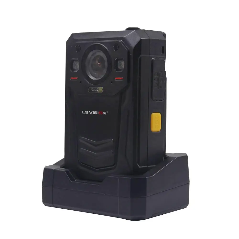 

3G 4G GPS Wifi IP68 Police Body Worn Camera with Docking Station support Face Recognition