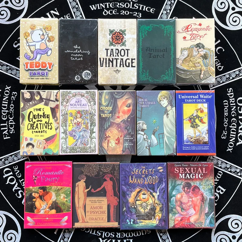 

Новая английская карточная доска Versiontarot, игровая карта для сестер, игровые принадлежности для страдающих луной, таро