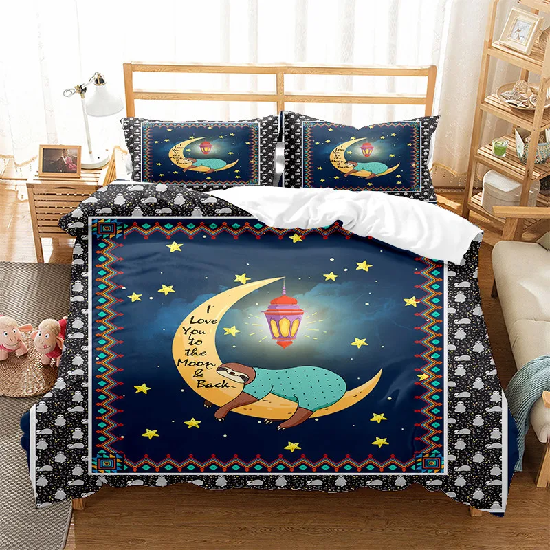 

Cute Farmhouse Animal Duvet Cover Cartoon Style Western Wildlife Bedding Set Microfiber Peacock Quilt Cover King For Kids Adults