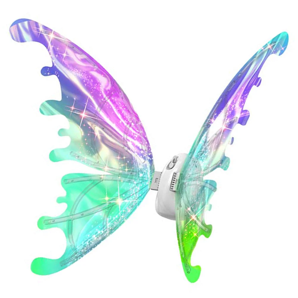 

Wings Costume Fairy Butterfly Will Move Cosplay Party Butterflies Supplies Kids Girls Child