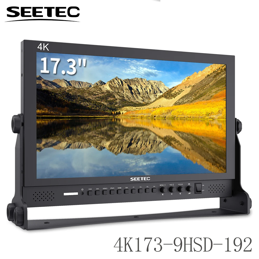 

Seetec 4K173-9HSD-192(Original P173-9HSD) 17.3 Inch IPS Aluminum 1920x1080 FHD 3G-SDI HDMI 4K Broadcast Monitor with AV YPbPr