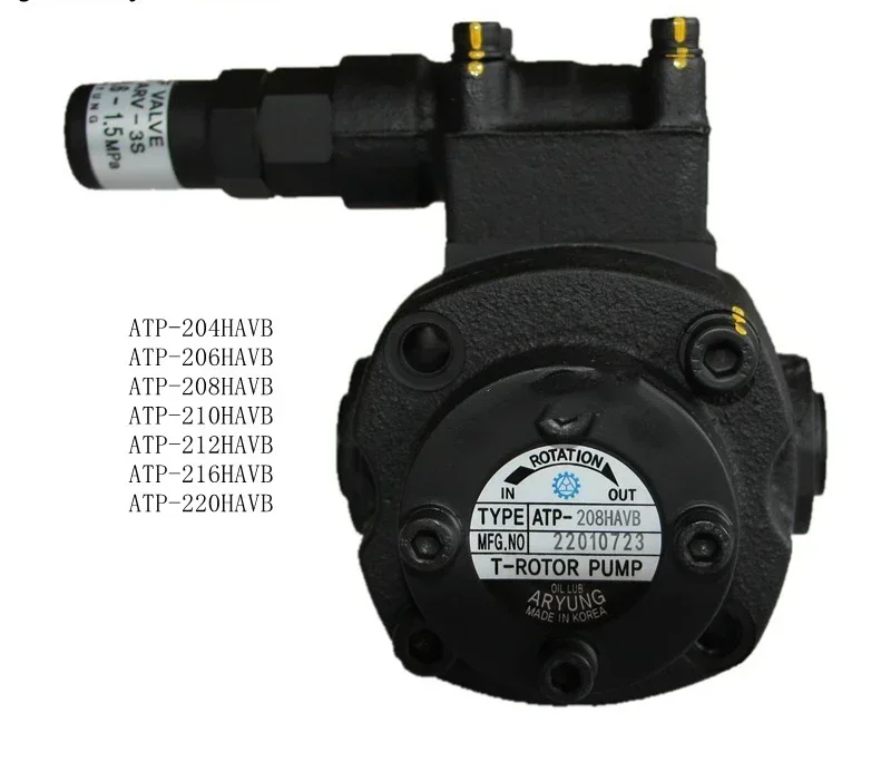 ТИП НАСОСА ТИПА ARYUNG ATP-204HAVB ATP-206HAVB ATP-208HAVB ATP-210HAVB ATP-212HAVB ATP-216HAVB ATP-220HAVB