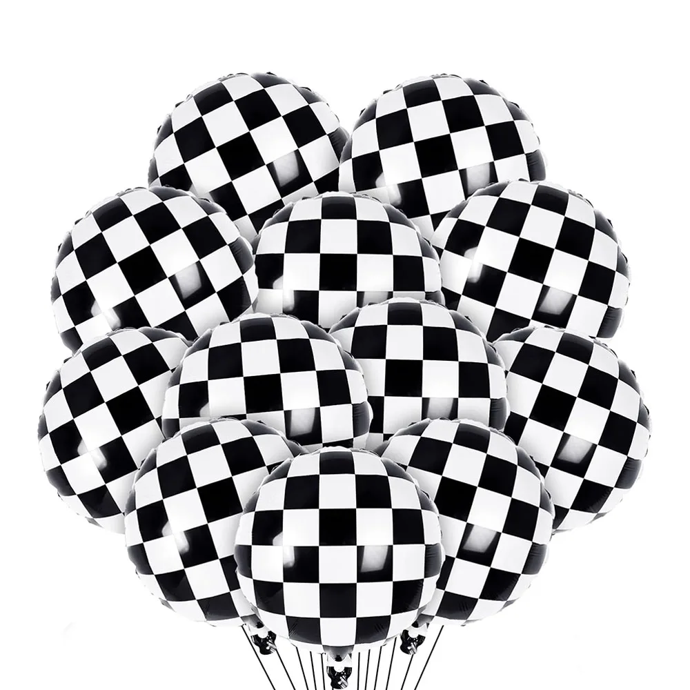 

Шары шахматные в шахматную клетку, 18 дюймов, 12 шт.