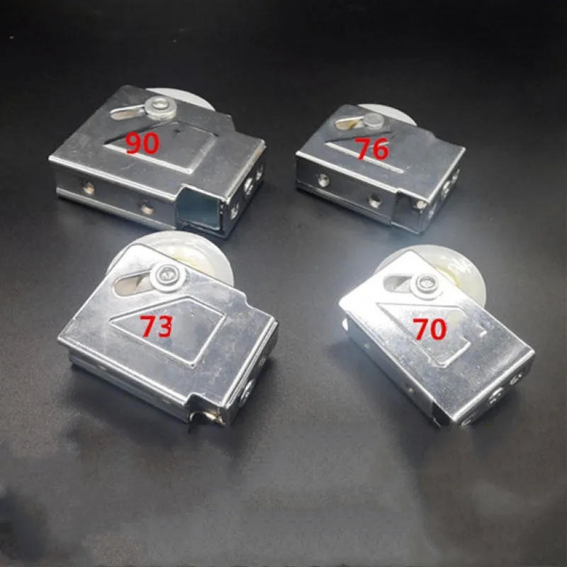 Дверные и оконные роликовые ролики из алюминиевого сплава для раздвижных дверей и окон, нейлоновые ролики шкафа, фурнитура для шкафов и мебели.