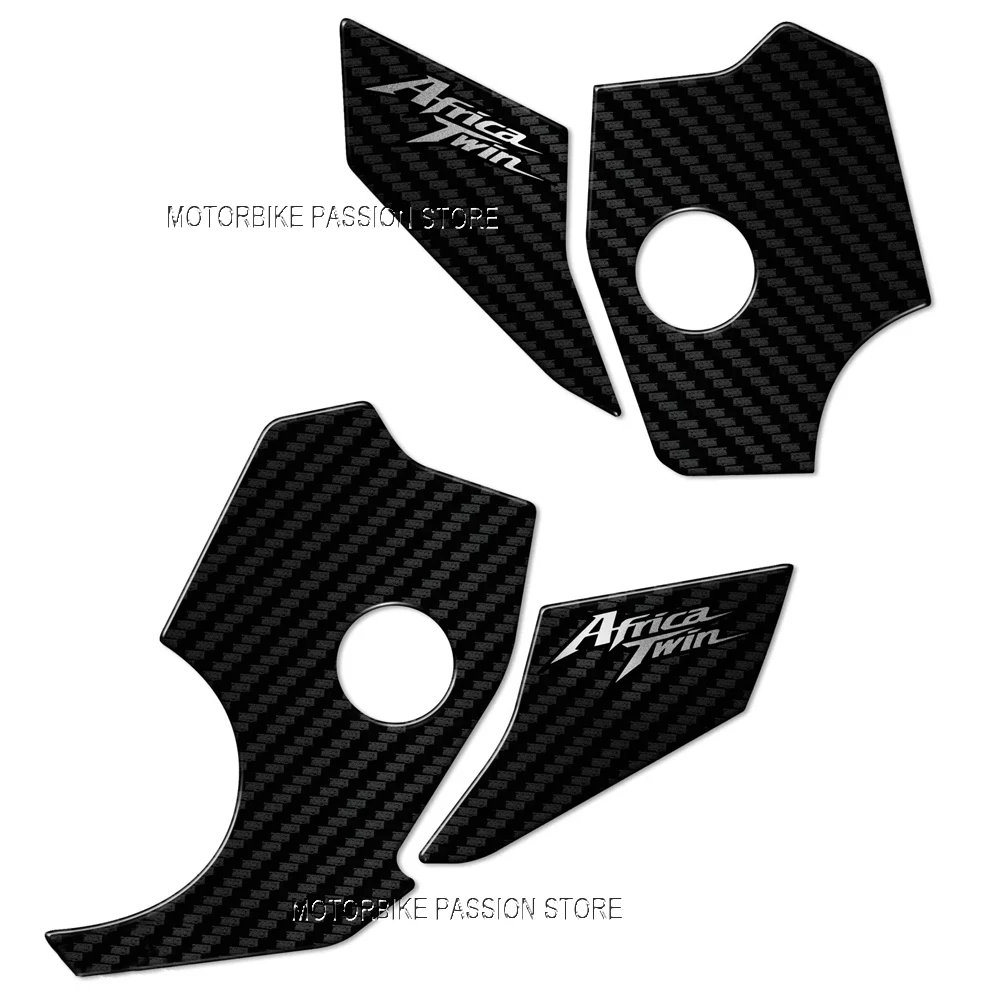 

Аксессуары для Honda Africa Twin 1100 CRF, защитная наклейка для мотоцикла, боковая подставка для ног, 3D гелевая наклейка из эпоксидной смолы 2022-2023