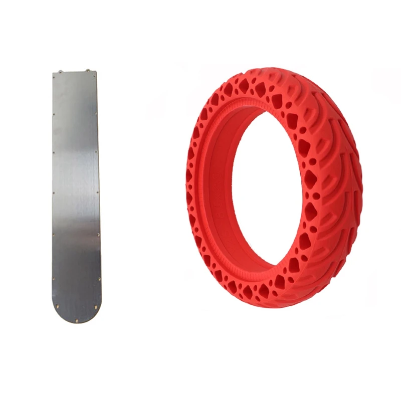 

1 шт. Нижняя крышка аккумулятора для электрического скутера, противоскользящая пластина, защитная пластина и 1 шт. шина для электрического с...