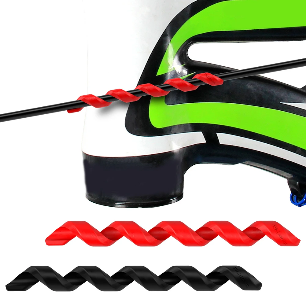 Защита рамы велосипеда шланг спиральная силиконовая резина защита кабеля 62 5x6 5
