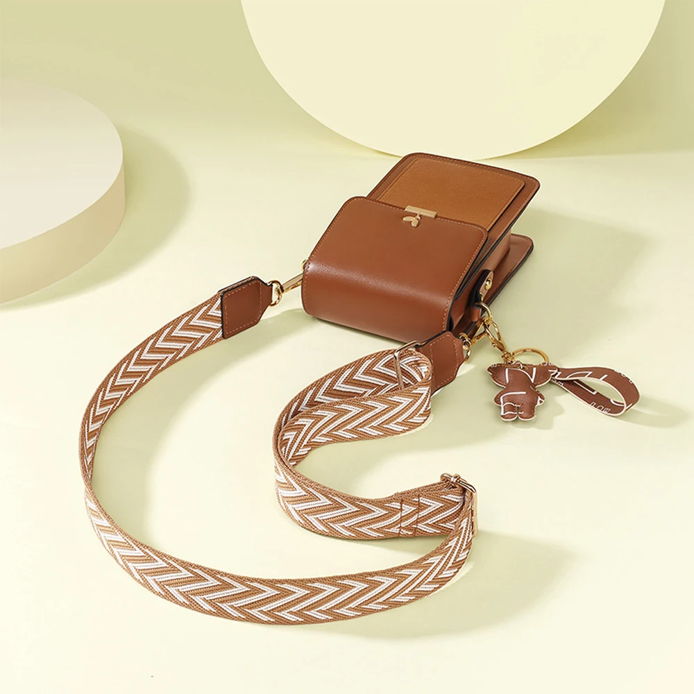 Mini PU Leather Sling Bags Women Fashion Vintage Guitar Strap Small Phone Shoulder Bag Ladies Casual Versatile Crossbody Purse