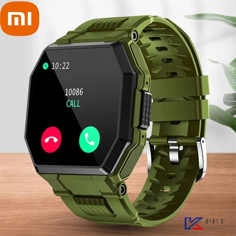 

Мужские Смарт-часы XIAOMI 2022, Роскошные военные спортивные Смарт-часы с сенсорным экраном, измерением кровяного давления, пульсометром и Bluetooth-...