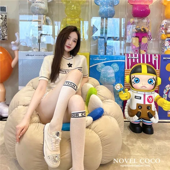 2023 women's golf socks outdoor sports combed cotton socks