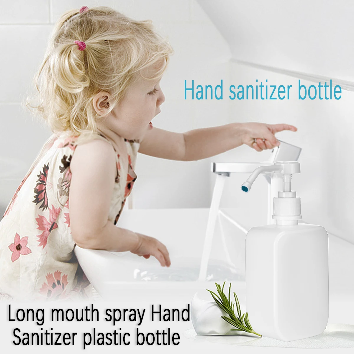 

500mL New Hand Sanitizer Bottle Empty Square Soap Dispenser Bottle Refillable Liquid Hand Soap Dispenser For Bathroom Kitchen