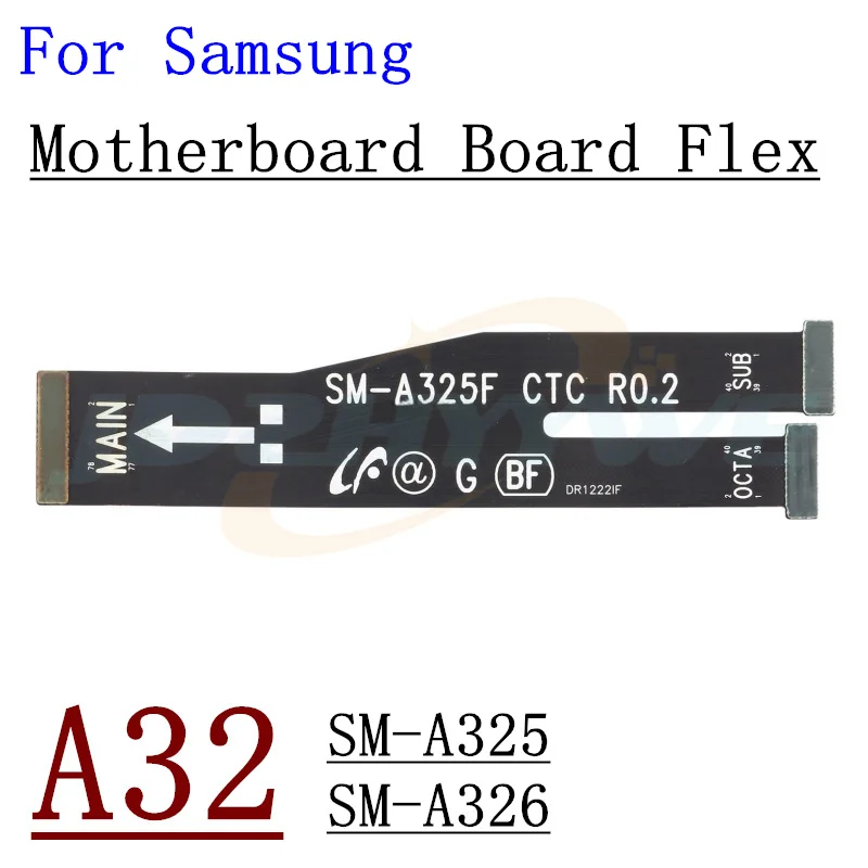 Гибкий кабель для разъема материнской платы Samsung Galaxy A22 A32 A42 A52 A72 A33 A53 A73 A24 A34 A54 A25 A35