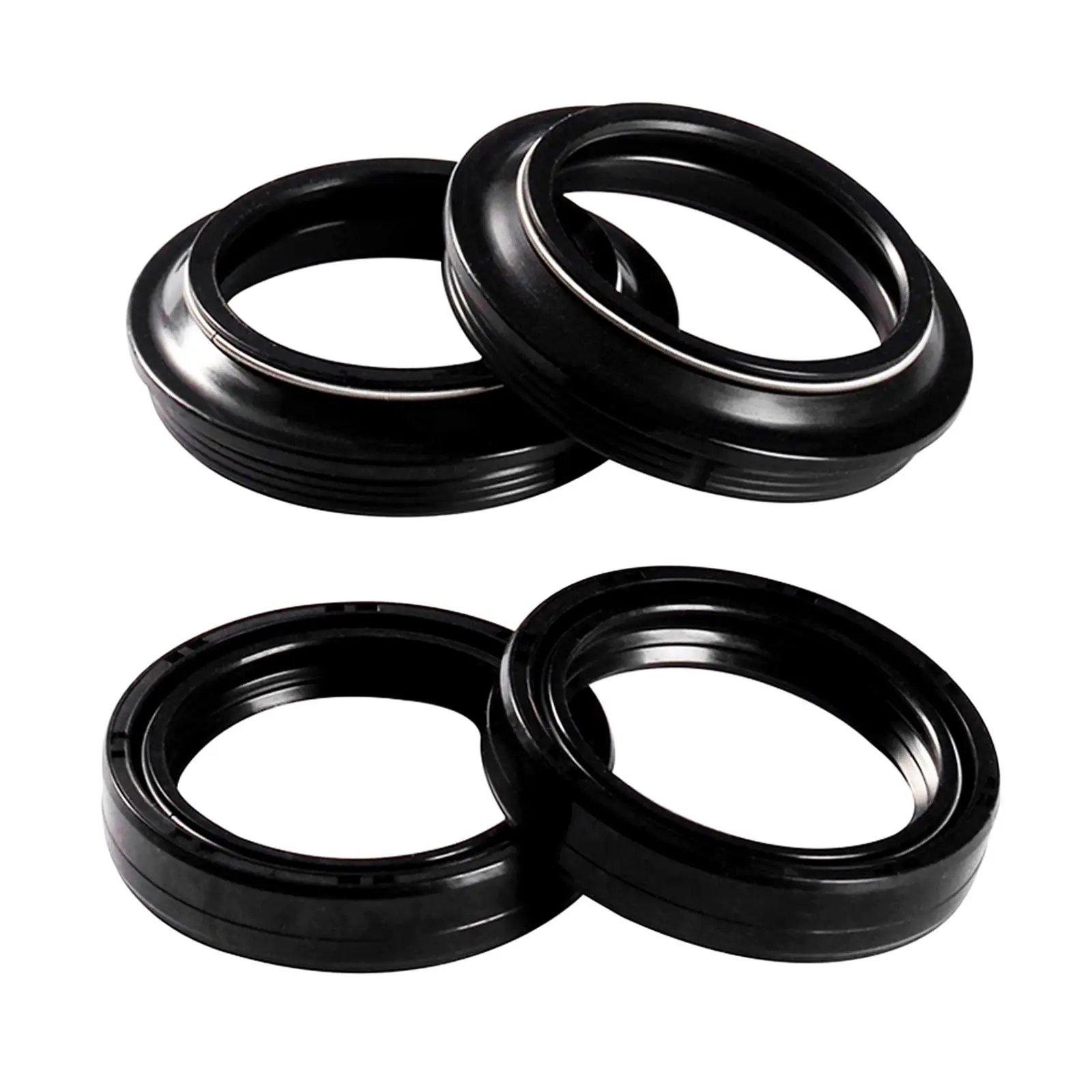 

Front Fork Oil Seal Dust Seal Kit 43mmx54mmx11mm Professional for Honda Crf250M Repairing Accessory Convenient Installation