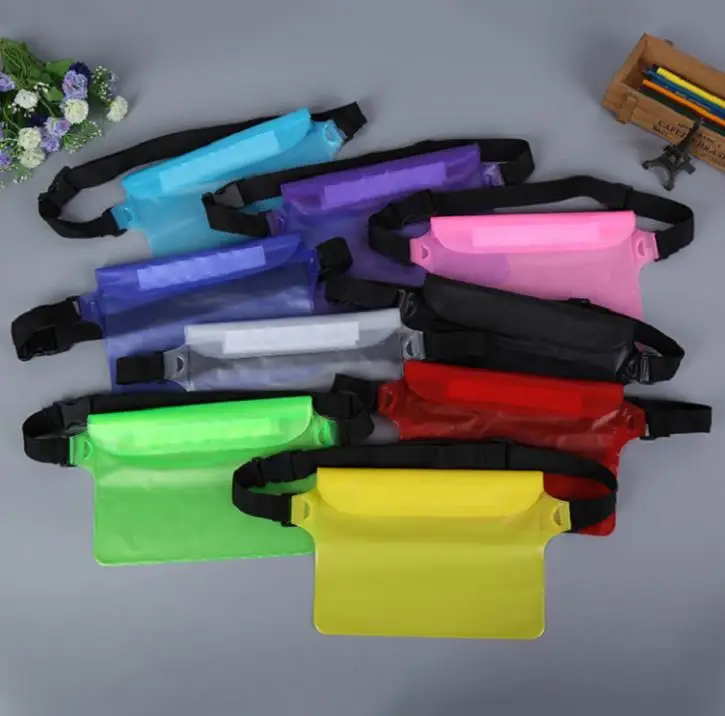 

Waist Pack Waterproof Pouch Case Water Proof Dry Bag Underwater Pocket Cover 9 Color For Cellphone mobile phone sundries SN4034