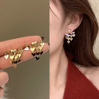 new brief temperament tassel earrings dangle love sweet korean earings jewelry for women