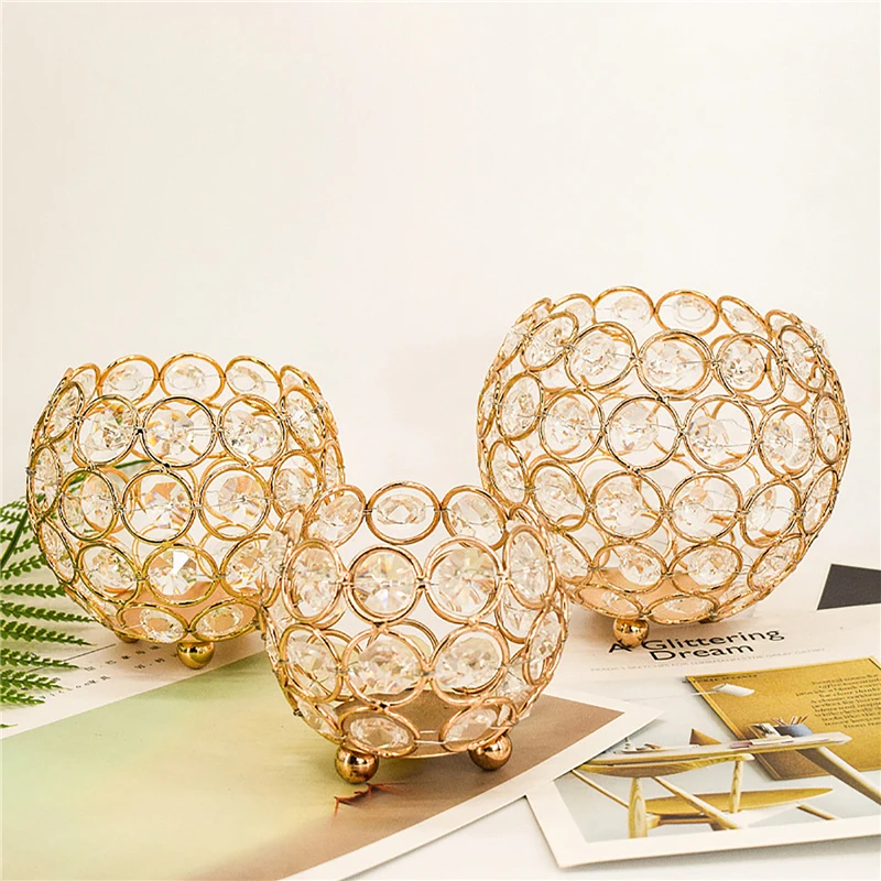 Винтажный хрустальный шар Дневной светильник подсвечник романтическая