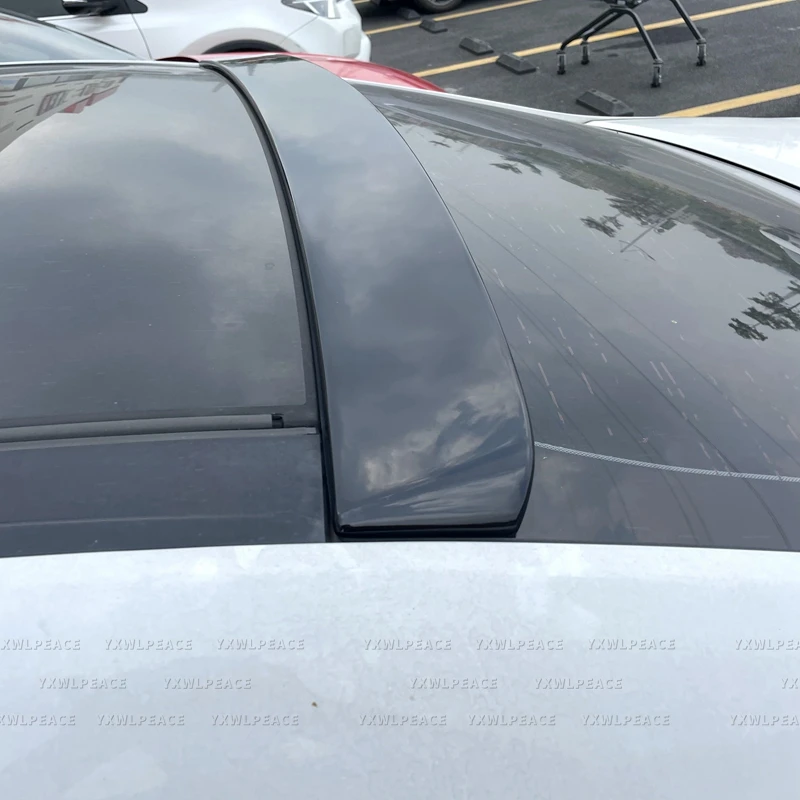 Для Hyundai Sonata 8 2011 2012 2013 2014 АБС-пластик цвет грунтовки спойлер на крышу заднего окна