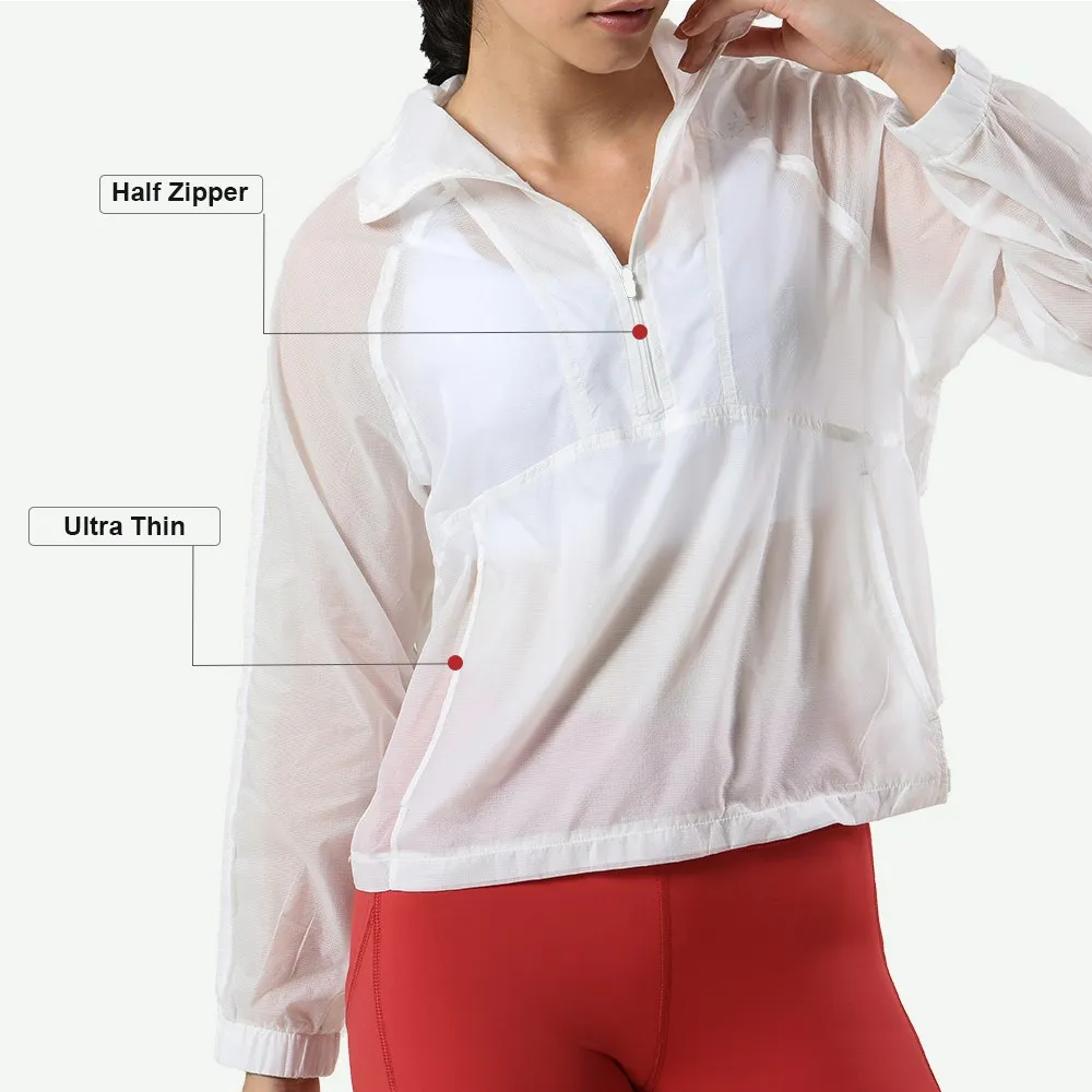 Sports Sunscreen Jacket Out Door Women UV Protect Running Climbing Cycling Active Wear Daily Camping Training Fitness Gym Coat