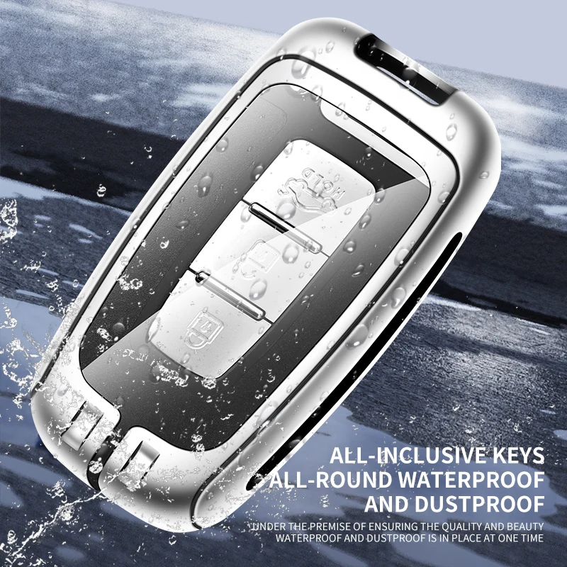 Кожаный Автомобильный ключ из цинкового сплава полная защита для Hyundai IX35 Elantra Sonata