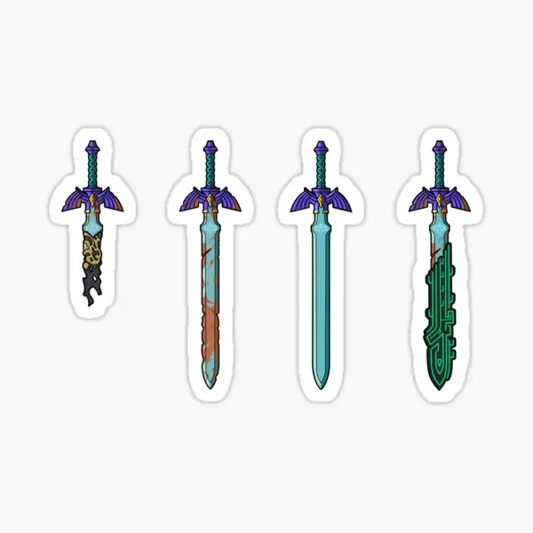 

Tears M Sword Ii 5PCS Stickers for Art Living Room Home Kid Background Funny Bumper Decor Water Bottles Stickers Luggage Car