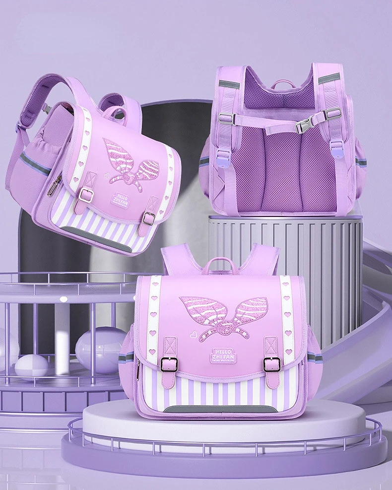 Girls Boys Students British Style Large Capacity Backpacks New Horizontal Simple Breathable School Bags for Teenagers Mochila