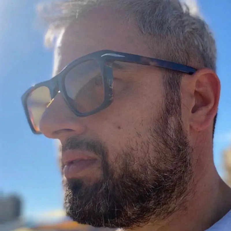 

Солнцезащитные очки Мужские квадратные, модные брендовые дизайнерские винтажные дорожные солнечные очки в стиле панк, чёрные, для вождения...