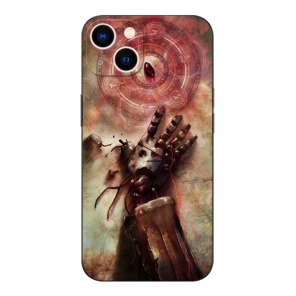 Черный чехол из ТПУ для Motorola Moto G13 G23 G53 G73 E13 E22 E22I телефона полностью металлический