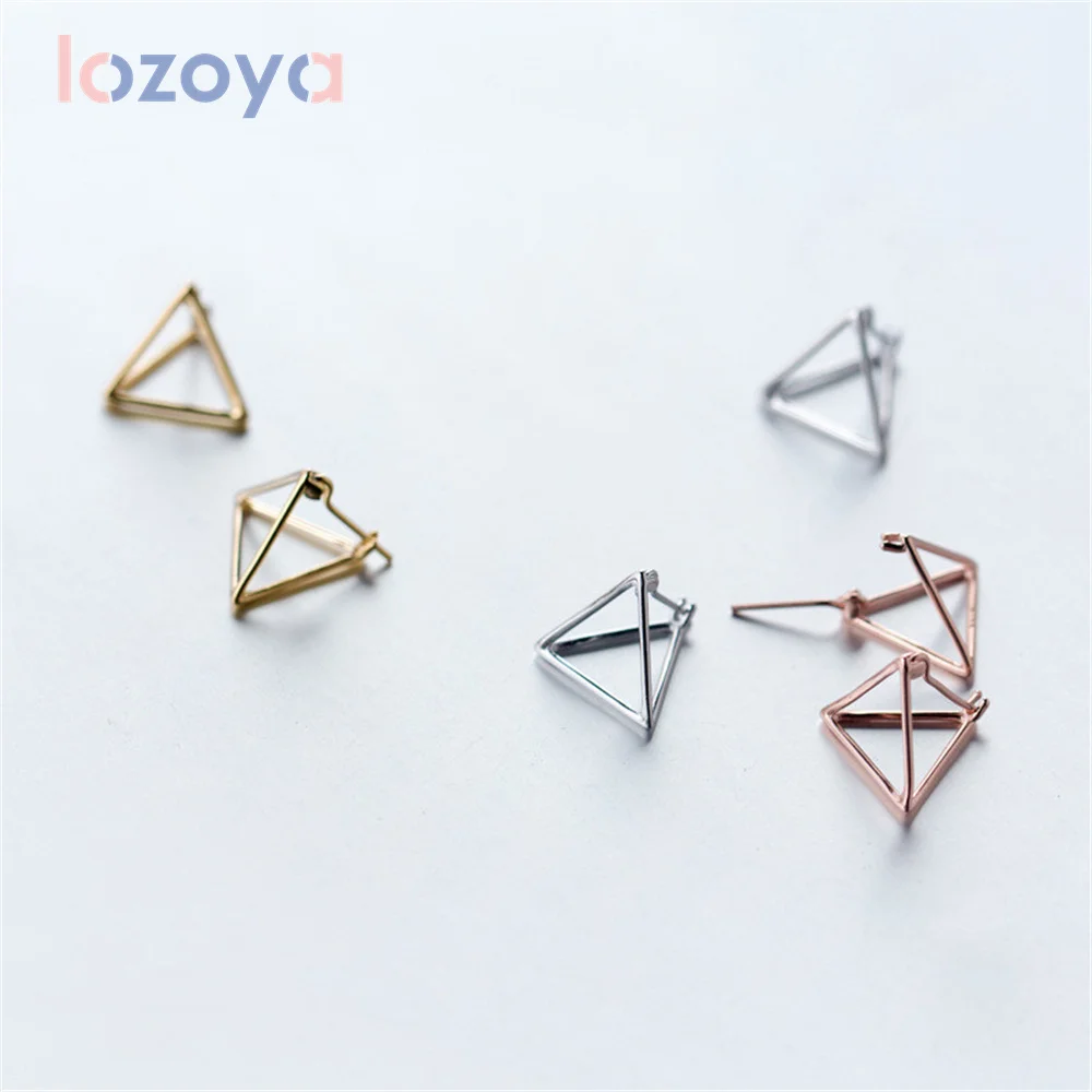 

Женские серьги-подвески Lozoya из серебра 925 пробы с простым размером