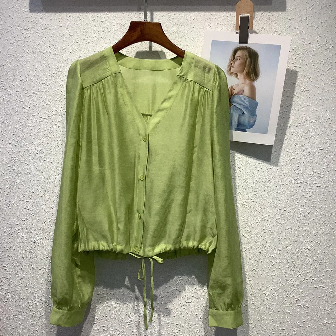 

Солнцезащитная рубашка с длинным рукавом, куртка, Повседневная мода, Новинка лета 2023, стиль 0319