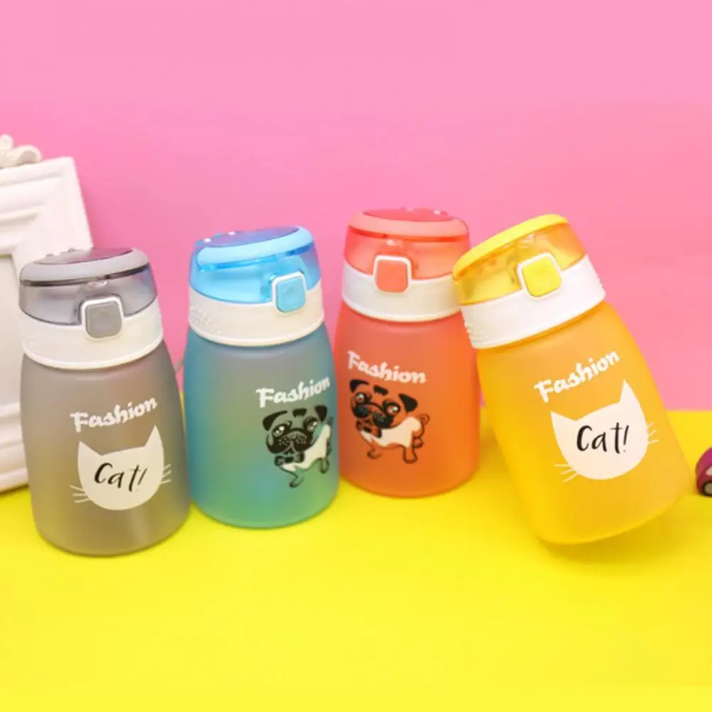 

Baby Cups Animal Print Daily Supplies Straw Design Trainer Water Bottle With Straw Kids Sippy Cup for Outdoor