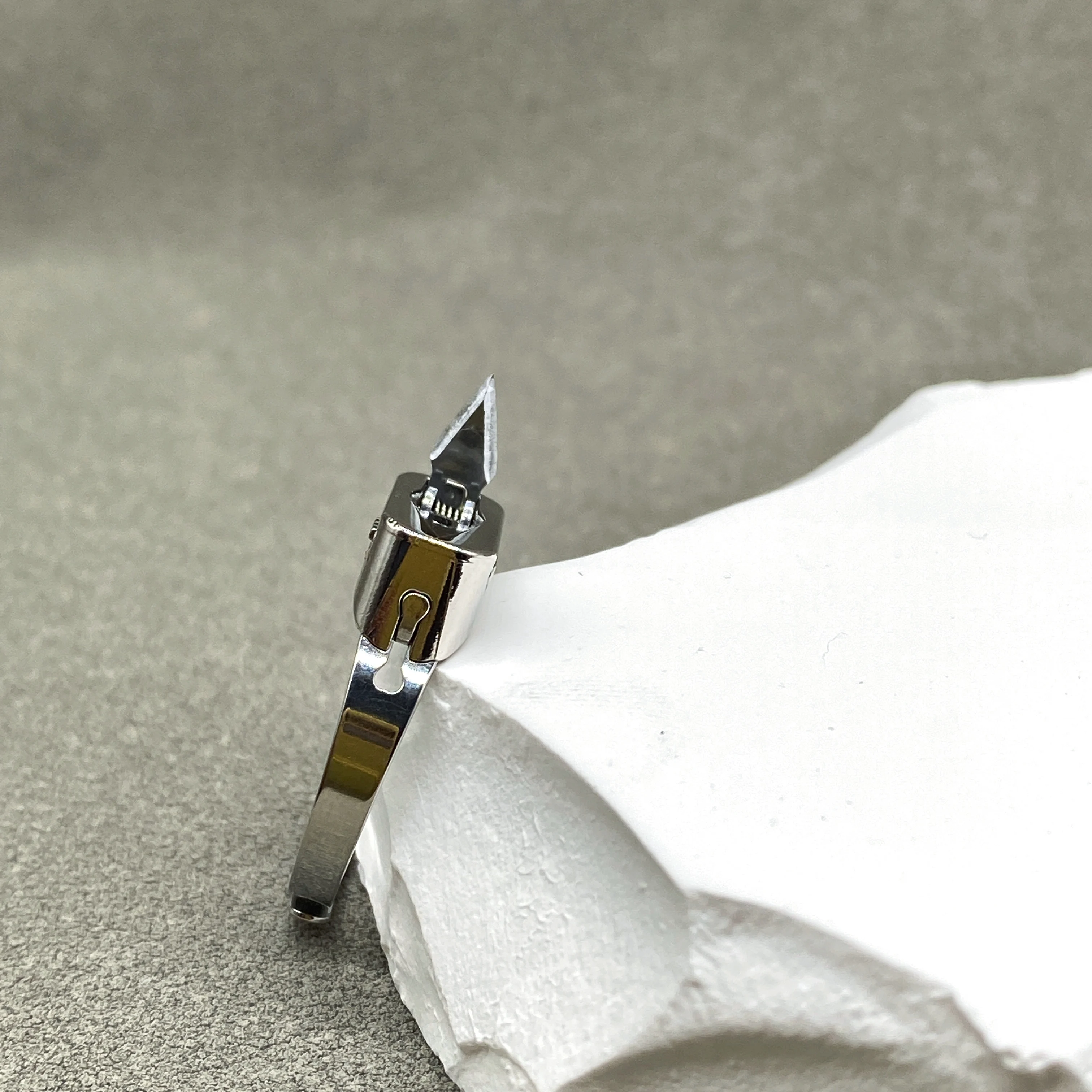 Регулируемый кольцевой нож для самообороны скрытое лезвие персонализированный