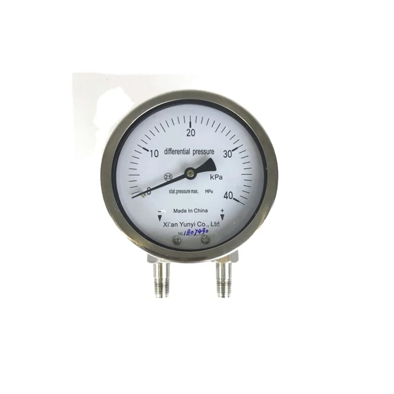 

Stainless steel Low cost mpa/bar differential pressure gauge manometer