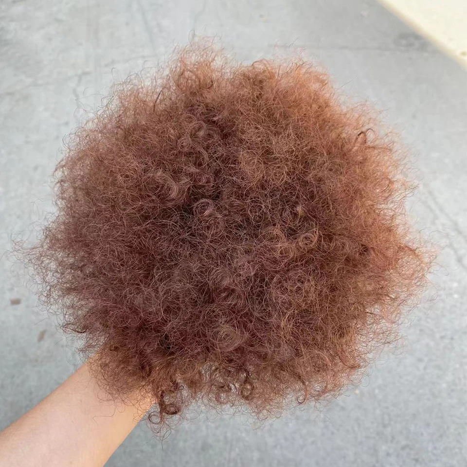 Афро кудрявый конский хвост короткий Африканский пучок шиньон для женщин