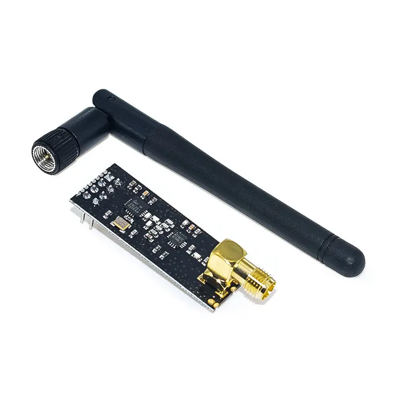 Фото Модуль беспроводной передачи данных NRF24L01+PA + LNA на большие расстояния (1100 метров), модуль передачи и приема, антенна для передачи. №3
