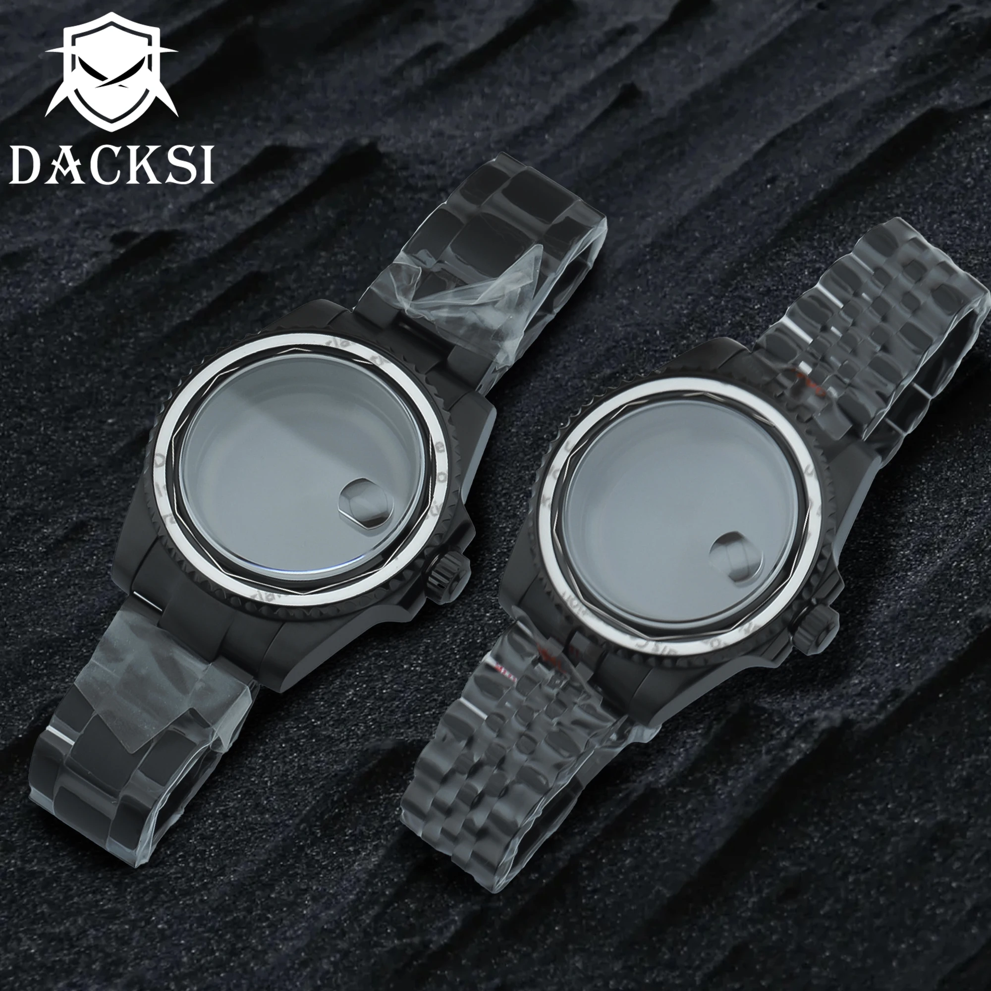 Часы DACKSI женские стерильные 40 мм с сапфировым стеклом подходит для NH35A NH36 NH34 ETA 2824
