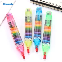 20 colors painting crayons drawing toys set chalk color graffiti pen crayon brush for stationery art supplies