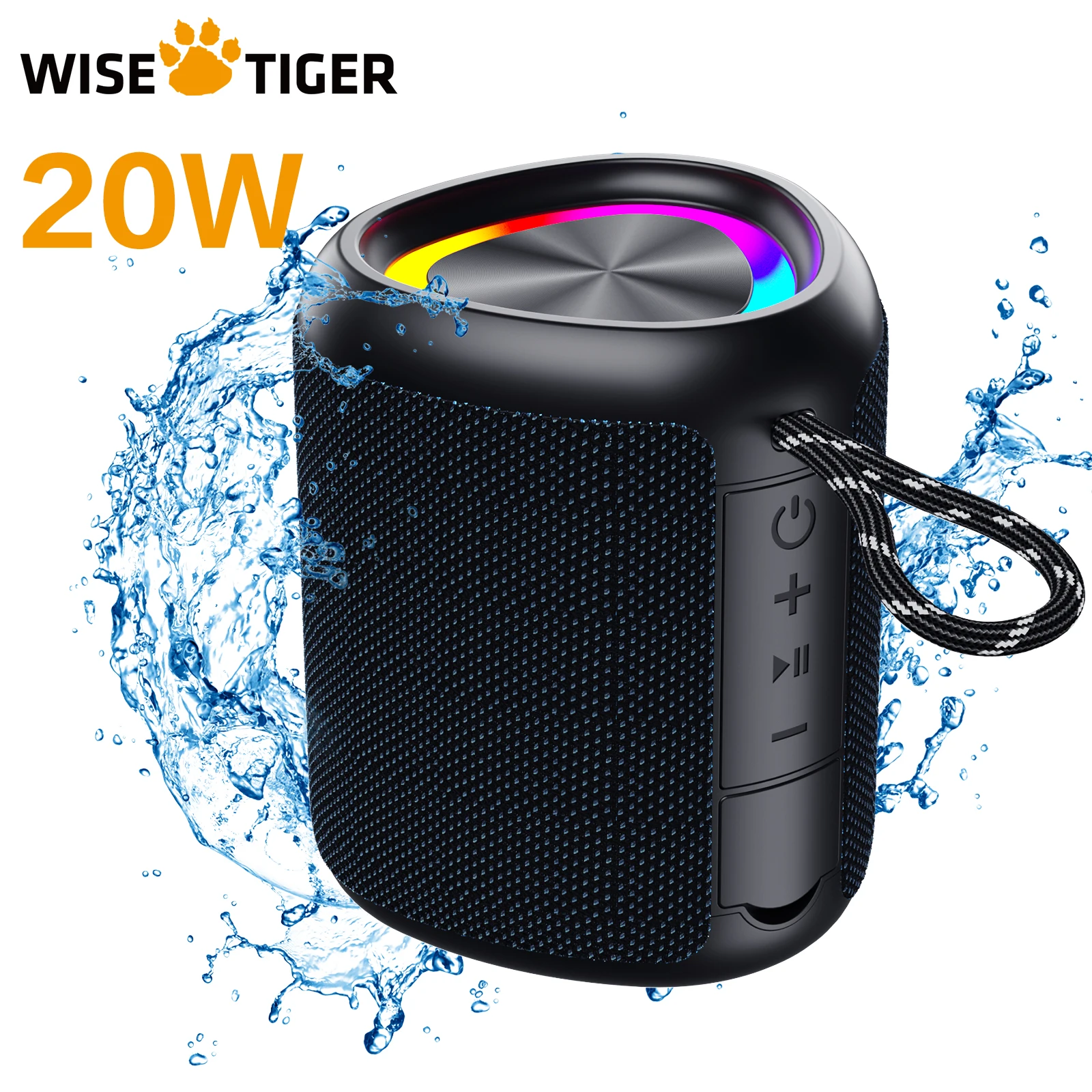 Портативный Bluetooth-динамик WISETIGER A46 Max балансный/сабвуфер звуковая коробка BT5.3