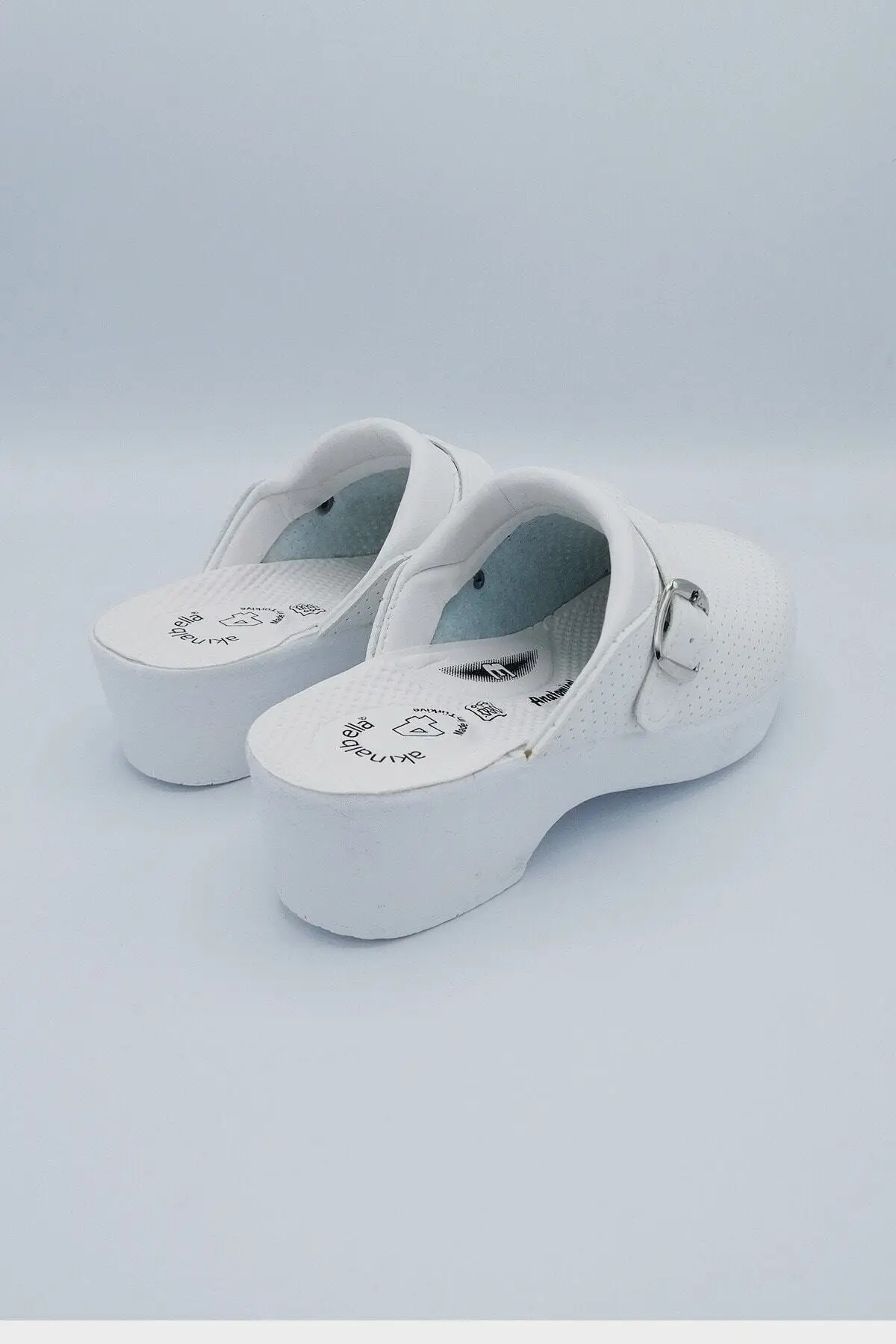 

Women Sandals Sabo Elephants Heel White Nurse Cook Hospital Flip Flops Female Cool Slippers Summer Indoor Outdoor