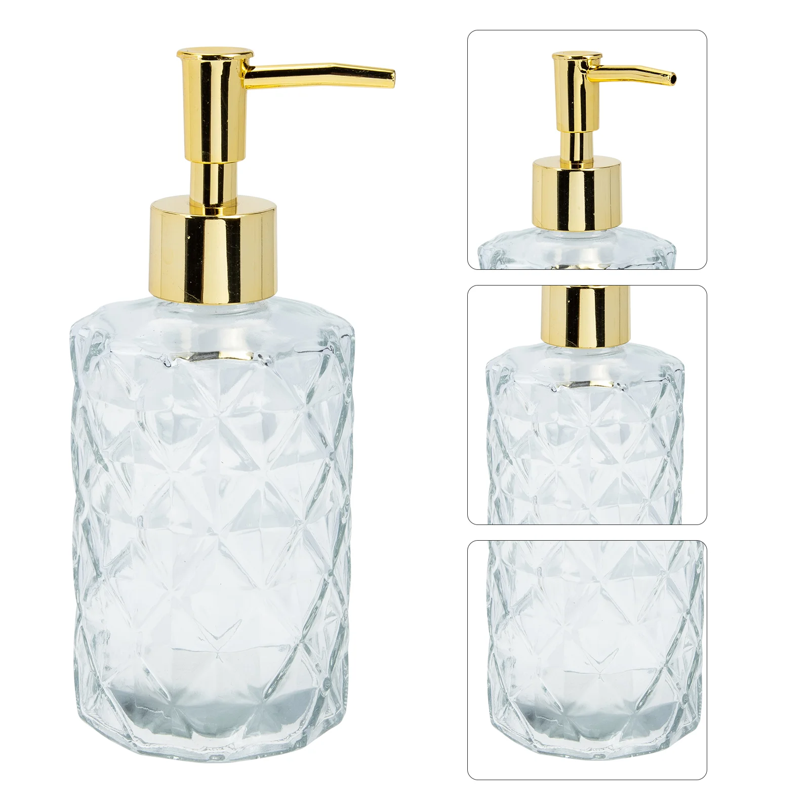 

Bottle Dispenser Pump Empty Soap Lotion Shampoo Shower Toiletries Containers Container Refillable Makeup Bathroomfoamingtravel