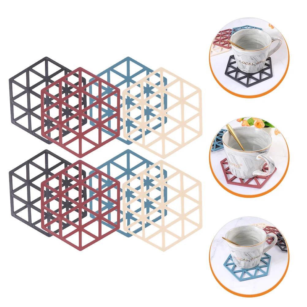 

8pcs Coaster For Drink Coaster Anti-scald Cup Mat Insulation Coaster Pad
