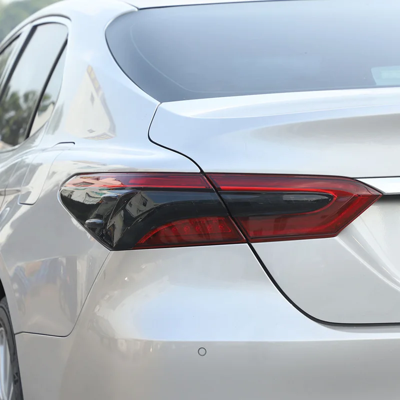 

Задний фонарь для Toyota 8th Camry 2018 -2021, затемненный стоп-сигнал, задний фонарь, крышка из АБС-пластика, автозапчасти