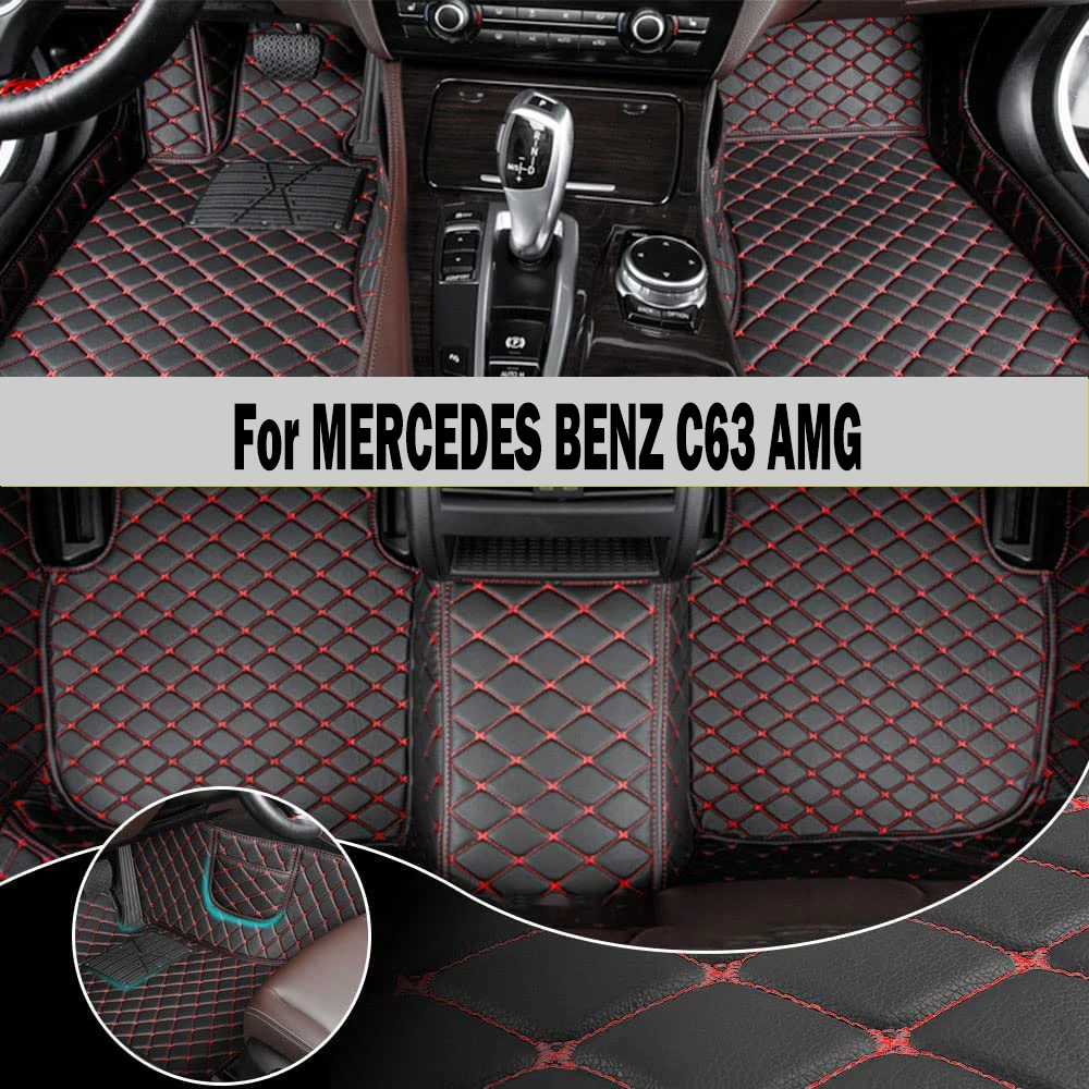 

Автомобильный напольный коврик HUTECRL для MERCEDES BENZ C63 AMG 2008-2018 года, Модернизированная версия, аксессуары для ног, ковры
