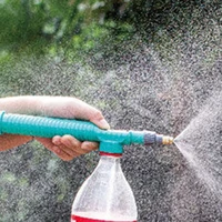 1 piece set high pressure air pump manual garden sprayer adjustable drink bottle spray garden watering tool pump accessories