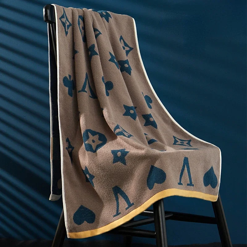 Большое Быстросохнущее Хлопковое Банное Полотенце Для Мужчин Впитывающее